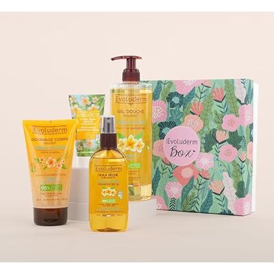 Evoluderm – Coffret Cadeau Monoï Corps – 4 produits – Ingrédients d’Origine Naturelle Végan – Made in France Idée Cadeau Idéal cadeau de Noël, Anniversaire, Fête des Mères (Jungle) - Publicité Evoluderm – Coffret Cadeau Monoï Corps – 4 produits – Ingrédients d’Origine Naturelle Végan – Made in France Idée Cadeau Idéal cadeau de Noël, Anniversaire, Fête des Mères (Jungle) - Publicité