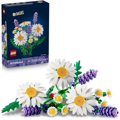 Lego Botanicals Marguerites Bouquet de Fleurs Artificielles Marguerites & Lavande Décoration Chambre d'enfant DIY Cadeau d'anniversaire pour Fille 9 Ans ou Adulte Passionné.e de Plantes 11508 - Publicité Lego Botanicals Marguerites Bouquet de Fleurs Artificielles Marguerites & Lavande Décoration Chambre d'enfant DIY Cadeau d'anniversaire pour Fille 9 Ans ou Adulte Passionné.e de Plantes 11508 - Publicité