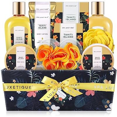 SPA LUXETIQUE Cadeau Anniversaire Femme,12 Coffret Cadeau Femme avec huile essentielle de Tahiti, Coffret Beauté Soin Bain Femmes, Cadeau Fête des Mère, Cadeaux Saint Valentin Noël pour Maman,Elle - Publicité SPA LUXETIQUE Cadeau Anniversaire Femme,12 Coffret Cadeau Femme avec huile essentielle de Tahiti, Coffret Beauté Soin Bain Femmes, Cadeau Fête des Mère, Cadeaux Saint Valentin Noël pour Maman,Elle - Publicité