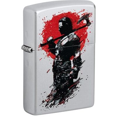 Zippo Briquet Tempête Modèle Guerrier Nordique Finition Chrome Satiné, Color Image Rechargeable Réutilisable Design Coupe-Vent Coffret Cadeau Fabriqué aux États-Unis - Publicité Zippo Briquet Tempête Modèle Guerrier Nordique Finition Chrome Satiné, Color Image Rechargeable Réutilisable Design Coupe-Vent Coffret Cadeau Fabriqué aux États-Unis - Publicité