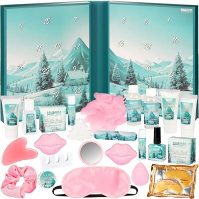 BRUBAKER Cosmetics XXL Calendrier de l'Avent Beauté 2026 Grand Coffret de Noël à Ouvrir en Forme de Livre Unique 24 Surprises Cosmétiques et Spa pour Femmes et Filles Bleu - Publicité BRUBAKER Cosmetics XXL Calendrier de l'Avent Beauté 2026 Grand Coffret de Noël à Ouvrir en Forme de Livre Unique 24 Surprises Cosmétiques et Spa pour Femmes et Filles Bleu - Publicité