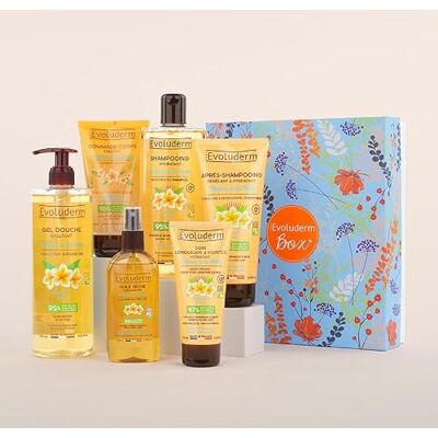 Evoluderm - Monoï à la Folie - Coffret Paradisiaque - Publicité Evoluderm - Monoï à la Folie - Coffret Paradisiaque - Publicité
