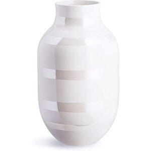 HAK Kähler Kähler Vase H31 cm Omaggio Originaldesign avec bandes peintes à la main, blanc - Publicité HAK Kähler Kähler Vase H31 cm Omaggio Originaldesign avec bandes peintes à la main, blanc - Publicité