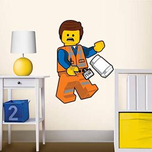 Lego - Emmet Staticker Sticker Mural, 52370, Mehrere Farben - Publicité