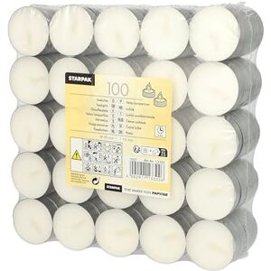 PAPSTAR Bougie Chauffe Plat Blanc Ve=100 Unités - Publicité PAPSTAR Bougie Chauffe Plat Blanc Ve=100 Unités - Publicité