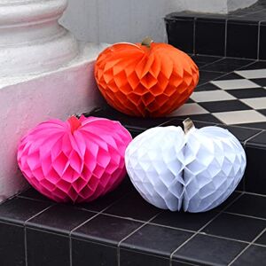 Décorations en papier de citrouille en nid d'abeille Talking Tables - Pack de 3 - Publicité Décorations en papier de citrouille en nid d'abeille Talking Tables - Pack de 3 - Publicité