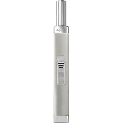 Zippo Allume Bougie – Chrome Brushed – Rechargeable au gaz – Allumage Soft-Touch – Briquet-Bougie résistant au Vent - Publicité Zippo Allume Bougie – Chrome Brushed – Rechargeable au gaz – Allumage Soft-Touch – Briquet-Bougie résistant au Vent - Publicité