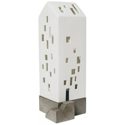 Räder Maison lumineuse avec socle en béton - Publicité Räder Maison lumineuse avec socle en béton - Publicité