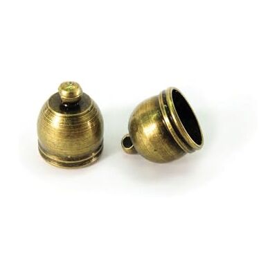 Creative 2 Embouts Cloche 8 mm Bronze - Publicité Creative 2 Embouts Cloche 8 mm Bronze - Publicité