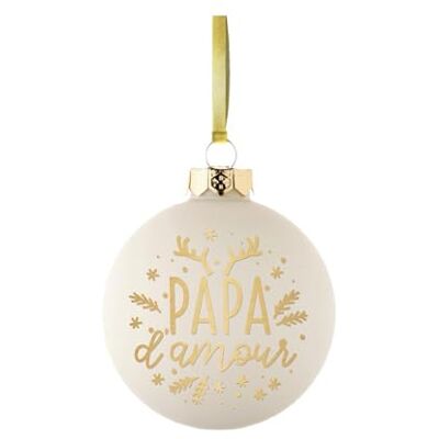STC Boule de Noël Papa d'Amour - Publicité STC Boule de Noël Papa d'Amour - Publicité