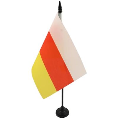 AZ FLAG Drapeau De Table Ossétie du Sud 21x14 cm Petit Drapeau De L'Ossétie Du Sud-Alanie De Bureau 100% Polyester Avec Hampe De 25cm Et Socle En Plastique Noir - Publicité AZ FLAG Drapeau De Table Ossétie du Sud 21x14 cm Petit Drapeau De L'Ossétie Du Sud-Alanie De Bureau 100% Polyester Avec Hampe De 25cm Et Socle En Plastique Noir - Publicité