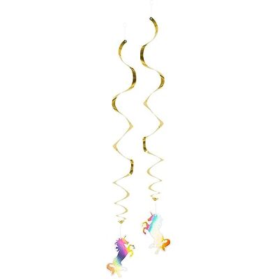 Boland Generique Lot de 2 décorations à Suspendre Licorne holographique 85 cm2 Décorations à Suspendre Licorne holographique 85 cm Taille Unique - Publicité Boland Generique Lot de 2 décorations à Suspendre Licorne holographique 85 cm2 Décorations à Suspendre Licorne holographique 85 cm Taille Unique - Publicité
