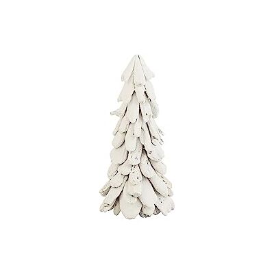 J-Line décoration Sapin Enneigé Bois Blanc Medium - Publicité J-Line décoration Sapin Enneigé Bois Blanc Medium - Publicité