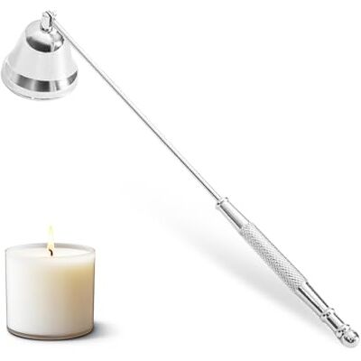 YZROHYI Eteignoir à Bougie en Acier Inoxydable,Extincteur de Bougie à Long Manche,Accessoires pour Éteindre Les Bougies,Peut Éteindre La Flamme De Manière Sûrepour Aromathérapie,Bougies Chauffe-Pla - Publicité YZROHYI Eteignoir à Bougie en Acier Inoxydable,Extincteur de Bougie à Long Manche,Accessoires pour Éteindre Les Bougies,Peut Éteindre La Flamme De Manière Sûrepour Aromathérapie,Bougies Chauffe-Pla - Publicité