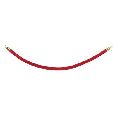 SECURIT Corde Torsadée pour Système de Barrière Classic avec Embouts Métalliques pour Bar, Restaurant, Boîte de Nuit, Boutique L. 152 cm Finition Dorée Rouge - Publicité SECURIT Corde Torsadée pour Système de Barrière Classic avec Embouts Métalliques pour Bar, Restaurant, Boîte de Nuit, Boutique L. 152 cm Finition Dorée Rouge - Publicité