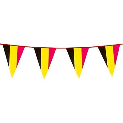 Boland Guirlande fanions supporter Belgique 10 mètres Multicolore Taille Unique - Publicité Boland Guirlande fanions supporter Belgique 10 mètres Multicolore Taille Unique - Publicité