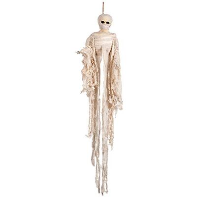Boland Décoration squelette momie 1 m Halloween Blanc Taille Unique - Publicité Boland Décoration squelette momie 1 m Halloween Blanc Taille Unique - Publicité