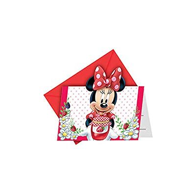 Unique Confiture emballée Disney Minnie Souris Invitations, Lot de 6 - Publicité Unique Confiture emballée Disney Minnie Souris Invitations, Lot de 6 - Publicité