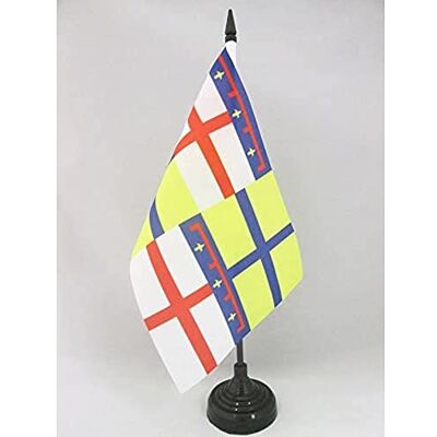 AZ FLAG Drapeau de Table Région Italie Emilie 21x14 cm Socle Plastique - Publicité AZ FLAG Drapeau de Table Région Italie Emilie 21x14 cm Socle Plastique - Publicité