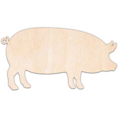 Creative Animal en Contreplaqué ou MDF de 3 mm à Personnaliser Cochon Forme de 5-100 cm Animaux en Bois Décoration Murale pour Chambre Découpe Laser pour Découpage, Artisanat - Publicité Creative Animal en Contreplaqué ou MDF de 3 mm à Personnaliser Cochon Forme de 5-100 cm Animaux en Bois Décoration Murale pour Chambre Découpe Laser pour Découpage, Artisanat - Publicité