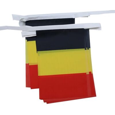 AZ FLAG Guirlande Belgique 6 m 20 drapeaux Polyester Léger 21x15 cm - Publicité AZ FLAG Guirlande Belgique 6 m 20 drapeaux Polyester Léger 21x15 cm - Publicité