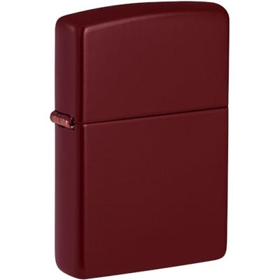 Zippo , Briquet élégant et Durable, Véritable Briquet Coupe-Vent, Rechargeable et Facile à Entretenir, idéal pour Toutes Les Occasions Couleur Merlot, Taille Standard, Classic Merlot - Publicité Zippo , Briquet élégant et Durable, Véritable Briquet Coupe-Vent, Rechargeable et Facile à Entretenir, idéal pour Toutes Les Occasions Couleur Merlot, Taille Standard, Classic Merlot - Publicité