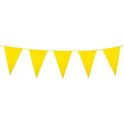 Boland Chaîne de fanions, longueur 10 mètres, chaîne de drapeaux, guirlande en plastique, décoration suspendue, carnaval, fête déguisée, anniversaire, jardin d'enfants, discothèque - Publicité Boland Chaîne de fanions, longueur 10 mètres, chaîne de drapeaux, guirlande en plastique, décoration suspendue, carnaval, fête déguisée, anniversaire, jardin d'enfants, discothèque - Publicité
