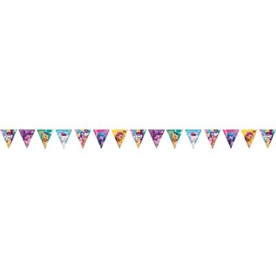 amscan 9911894 – Guirlande de fanions My Little Pony, 330 cm, Papier, décoration d'anniversaire, Multicolore - Publicité amscan 9911894 – Guirlande de fanions My Little Pony, 330 cm, Papier, décoration d'anniversaire, Multicolore - Publicité