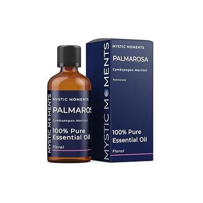 Mystic Moments - Palmarosa - 100% Pur - 100ml - Huile essentielle - Publicité Mystic Moments - Palmarosa - 100% Pur - 100ml - Huile essentielle - Publicité