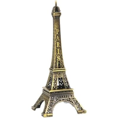 SquarezhenBo Mini statue de la tour Eiffel de couleur cuivre Décoration de table - Publicité SquarezhenBo Mini statue de la tour Eiffel de couleur cuivre Décoration de table - Publicité