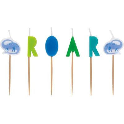 Unique Party 75883 Bougies D'Anniversaire Fête des Dinosaures Bleus et Verts Paquet de 6 - Publicité Unique Party 75883 Bougies D'Anniversaire Fête des Dinosaures Bleus et Verts Paquet de 6 - Publicité