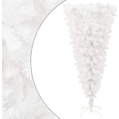 APCSA Home & Garden Sapin de Noël artificiel à l'envers avec support Blanc 120 cm - Publicité APCSA Home & Garden Sapin de Noël artificiel à l'envers avec support Blanc 120 cm - Publicité