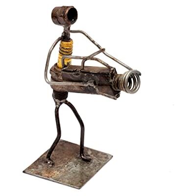 Brillibrum Design Figurine en métal Bougie d'allumage Figurine en Acier Faite à la Main Figurine en métal Figurine décorative Homme en métal Figurine en Fer (Caméra 2) - Publicité Brillibrum Design Figurine en métal Bougie d'allumage Figurine en Acier Faite à la Main Figurine en métal Figurine décorative Homme en métal Figurine en Fer (Caméra 2) - Publicité