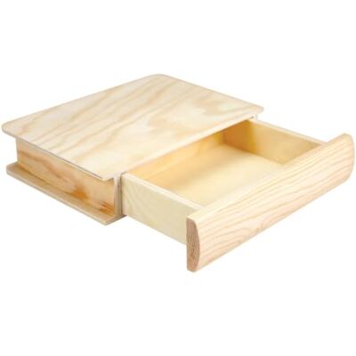 MÉGACRÉA MegaCrea DIY Boite en Bois en Forme Livre 14,5 x 19 x 4 cm - Publicité MÉGACRÉA MegaCrea DIY Boite en Bois en Forme Livre 14,5 x 19 x 4 cm - Publicité