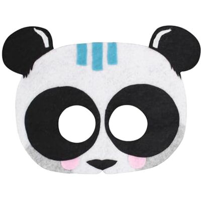 MÉGACRÉA Masque enfant feutrine panda 20,5 x 14,5 cm - Publicité MÉGACRÉA Masque enfant feutrine panda 20,5 x 14,5 cm - Publicité