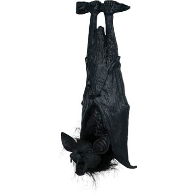 FIESTAS GUIRCA Chauve-souris Pendue (50 cm) Décoration d'Halloween pour Fêtes de Vampires et Célébrations Terrifiantes Idéal pour Ambiances Sombres et Scénarios de Peur Noir - Publicité FIESTAS GUIRCA Chauve-souris Pendue (50 cm) Décoration d'Halloween pour Fêtes de Vampires et Célébrations Terrifiantes Idéal pour Ambiances Sombres et Scénarios de Peur Noir - Publicité