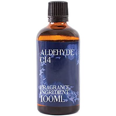 Mystic Moments Aldéhyde C14 Gamma-Undecalactone 100ml Ingrédient parfumé aux notes de notes florales, rose, lilas pour parfums, savons, bougies et cosmétiques. Publicité Mystic Moments Aldéhyde C14 Gamma-Undecalactone 100ml Ingrédient parfumé aux notes de notes florales, rose, lilas pour parfums, savons, bougies et cosmétiques. Publicité