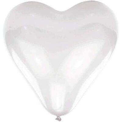 amscan 9908418 Lot de 10 ballons Love en latex 40,6 cm Cœurs blancs pour mariage, Saint-Valentin, demande en mariage - Publicité amscan 9908418 Lot de 10 ballons Love en latex 40,6 cm Cœurs blancs pour mariage, Saint-Valentin, demande en mariage - Publicité
