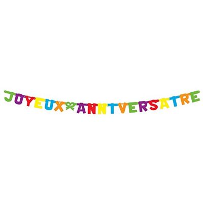 Boland 43201 Banderole Festive Multicolore - Publicité Boland 43201 Banderole Festive Multicolore - Publicité
