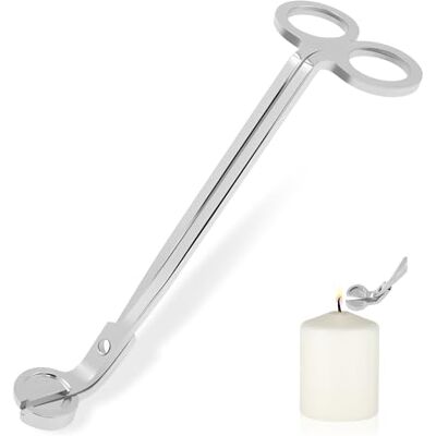 HMCEY Ciseaux Coupe Meche Bougie en Acier Inoxydable,éteignoir à Bougies avec Long Manche,Extincteur de Bougie,Accessoire éteignoir à Bougies Vintage,Candle Snuffer pour Parfumée, Maison, Fête - Publicité HMCEY Ciseaux Coupe Meche Bougie en Acier Inoxydable,éteignoir à Bougies avec Long Manche,Extincteur de Bougie,Accessoire éteignoir à Bougies Vintage,Candle Snuffer pour Parfumée, Maison, Fête - Publicité