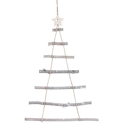 Échelle décorative en bois en forme de sapin de Noël - Infactory - Publicité Échelle décorative en bois en forme de sapin de Noël - Infactory - Publicité