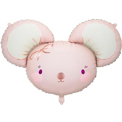 PartyDeco Ballon gonflable souris rose clair 96 x 64 cm - Publicité PartyDeco Ballon gonflable souris rose clair 96 x 64 cm - Publicité