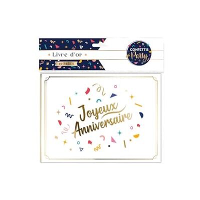 STC Livre d or anniv confettis party - Publicité STC Livre d or anniv confettis party - Publicité