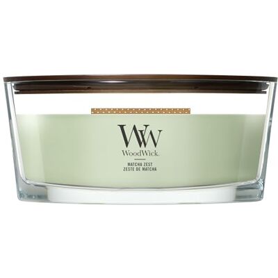 WoodWick Bougie parfumée Bougie Ellipse Zeste de Matcha Cadeaux parfaits pour femmes - Publicité WoodWick Bougie parfumée Bougie Ellipse Zeste de Matcha Cadeaux parfaits pour femmes - Publicité