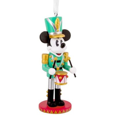 Hallmark Mickey Mouse Casse-Noisette, Décoration d'arbre, Disney, Objet de Collection, Vert, Noir, Blanc - Publicité Hallmark Mickey Mouse Casse-Noisette, Décoration d'arbre, Disney, Objet de Collection, Vert, Noir, Blanc - Publicité