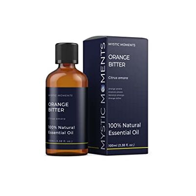 Mystic Moments Huile Essentielle D'Orange Amère 100ml 100% Pure - Publicité Mystic Moments Huile Essentielle D'Orange Amère 100ml 100% Pure - Publicité