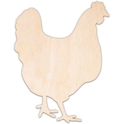 Creative Animal en Contreplaqué ou MDF de 3 mm à Personnaliser Poule Forme de 5-100 cm Animaux en Bois Décoration Murale pour Chambre Découpe Laser pour Découpage, Artisanat - Publicité Creative Animal en Contreplaqué ou MDF de 3 mm à Personnaliser Poule Forme de 5-100 cm Animaux en Bois Décoration Murale pour Chambre Découpe Laser pour Découpage, Artisanat - Publicité