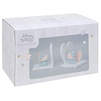 Disney Magique Débuts Dumbo Moulé Bookends - Publicité Disney Magique Débuts Dumbo Moulé Bookends - Publicité