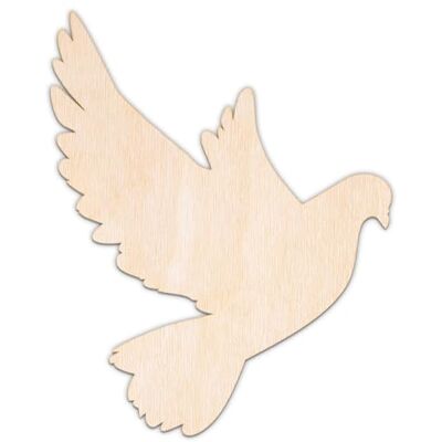 Creative Forme Personnalisée en Contreplaqué ou MDF de 3 mm Colombe Taille 5-100 cm Formes Mariage en Bois Décoration Murale Découpe Laser pour Découpage, Artisanat - Publicité Creative Forme Personnalisée en Contreplaqué ou MDF de 3 mm Colombe Taille 5-100 cm Formes Mariage en Bois Décoration Murale Découpe Laser pour Découpage, Artisanat - Publicité