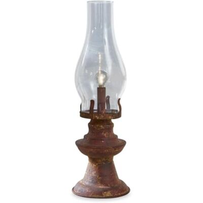 Loberon Quinn Lanterne LED Ampoule à LED on croirait Une pièce Historique !, Transparent/Marron Vieilli - Publicité Loberon Quinn Lanterne LED Ampoule à LED on croirait Une pièce Historique !, Transparent/Marron Vieilli - Publicité